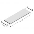 Ebene Fachboden Light Duty 1000x300mm (bxt)