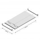 Ebene Fachboden Light Duty 1000x500mm (bxt)