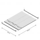 Ebene Fachboden Light Duty 1000x800mm (bxt)