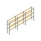 Voordeelrij gebruikte JH MPB palletstelling 4000x8800x1100 mm (hxbxd) 3 niveaus