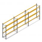 Vorteilsreihe gebrauchtes Polypal Palettenregal 6250x11240x1100 mm (hxbxt) 3 Ebenen