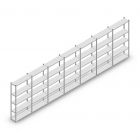 Vorteilsreihe Fachbodenregal Light Duty 2000x7000x300 mm (hxbxt) 5 Ebenen