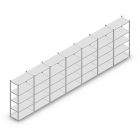 Vorteilsreihe Fachbodenregal Light Duty 2000x7000x500 mm (hxbxt) 5 Ebenen