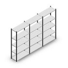Vorteilsreihe Fachbodenregal Medium Duty 2000x3000x400 mm (HxBxT) 5 Ebenen anthrazit