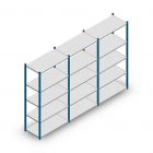 Vorteilsreihe Fachbodenregal Medium Duty 2000x3000x500 mm (hxbxt) 5 Ebenen blau