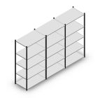 Vorteilsreihe Fachbodenregal Medium Duty 2000x3000x600 mm (HxBxT) 5 Ebenen anthrazit