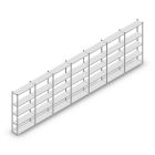 Vorteilsreihe Fachbodenregal Medium Duty 2000x7000x300 mm (HxBxT) 5 Ebenen verzinkt