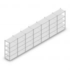 Vorteilsreihe Fachbodenregal Medium Duty 2000x7000x600 mm (hxbxt) 5 Ebenen verzinkt