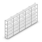 Vorteilsreihe Fachbodenregal Medium Duty 2500x5000x400 mm (HxBxT) 6 Ebenen verzinkt