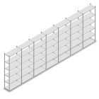 Vorteilsreihe Fachbodenregal Medium Duty 3000x7000x400 mm (HxBxT) 6 Ebenen verzinkt