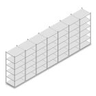 Vorteilsreihe Fachbodenregal Medium Duty 2500x7000x800 mm (HxBxT) 6 Ebenen verzinkt