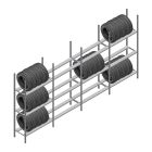 Vorteilsreihe Reifenregal Medium Duty 2000x4000x600 mm (HxBxT) 3 Ebenen