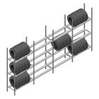 Vorteilsreihe Reifenregal Medium Duty 2200x4000x600 mm (HxBxT) 3 Ebenen