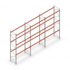 Vorteilsreihe Palettenregal AR T2 5000x8420x1100 mm (hxbxt) 3 Ebenen 1820kg/Eb. mit vormontierten Rahmen
