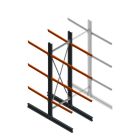 Schweres Kragarmregal beidseitig 4000x1200x1200mm (HxBxT) 3 Ebenen Grundregal