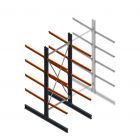 Schweres Kragarmregal beidseitig 4000x1500x1200mm (hxbxt) 4 Ebenen Anfangsregal