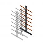 Schweres Kragarmregal doppelseitig 5000x1000x1200mm (hxbxt) 6 Ebenen Anbauregal