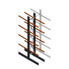 Schweres Kragarmregal beidseitig 5000x800x1200 mm (HxBxT) 4 Ebenen Grundregal