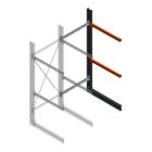 Schweres einseitiges Kragarmregal 3000x1200x1200 mm (HxBxT) 2 Ebenen Anbauregal 345kg/Kragarm