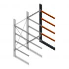 Schweres Kragarmregal einseitig 3000x1200x1200mm (hxbxt) 4 Ebenen Anbauregal