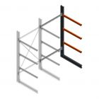 Schweres Kragarmregal einseitig 3000x1500x1200mm (hxbxt) 3 Ebenen Anbauregal