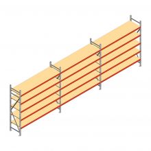 Vorteilsreihe Weitspannregal AR 3000x6950x600 mm (hxbxt) 5 Ebenen mit vormontierten Rahmen