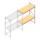 Weitspannregal AR 3000x2700x1000 mm (hxbxt) 2 Ebenen verzinkt Anbauregal mit vormontierten Rahmen