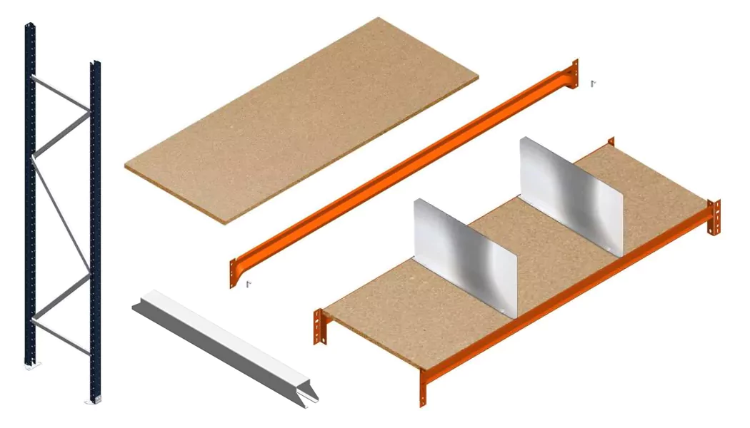 DE - Grootvakstelling Kimer onderdelen en accessoires