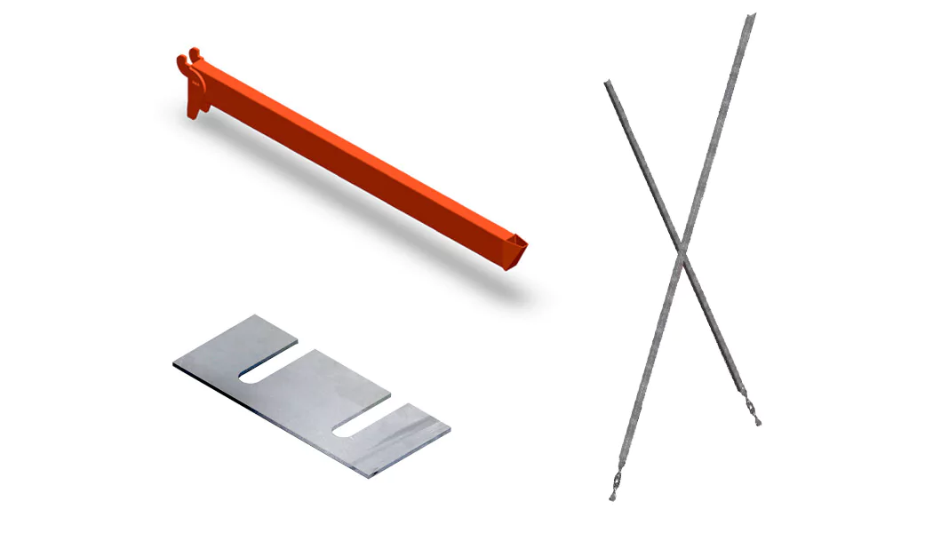 Schweres Kragarmregal Teile