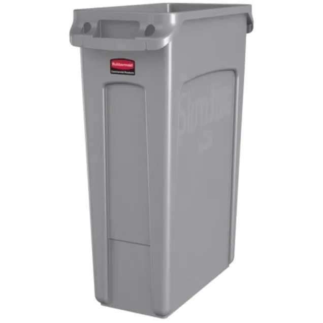 Slim Jim Container mit Luftschlitzen 87 Liter Grau