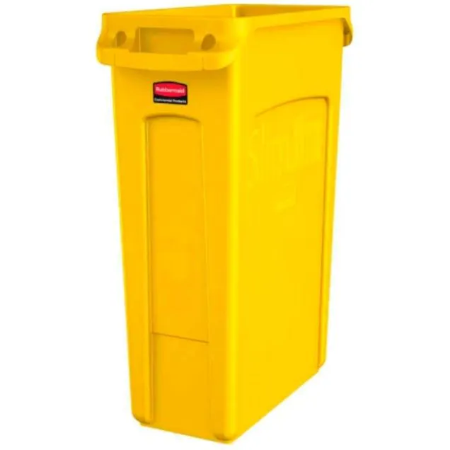 Slim Jim Container mit Luftkanälen 87 Liter Gelb