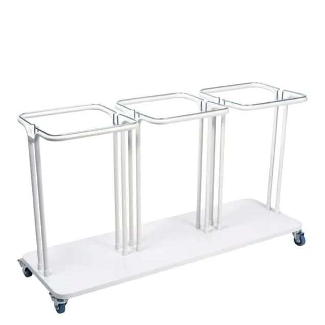 Abfallbehälter Combo 3x40 Liter Weiß