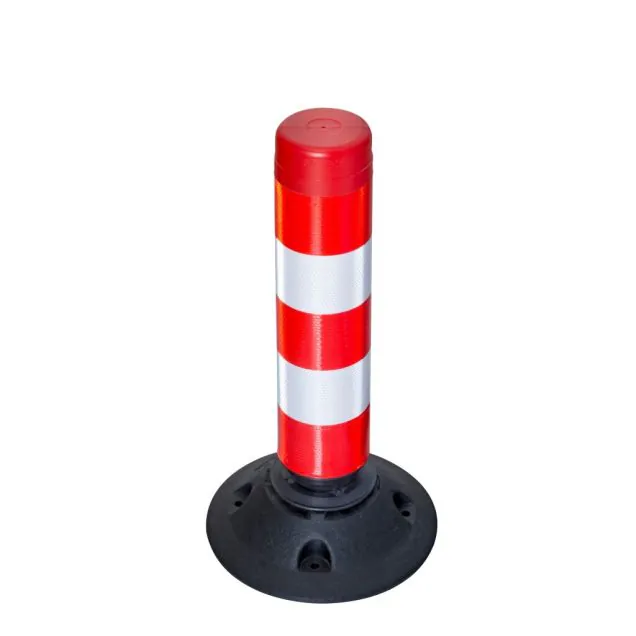 FlexPin Leitpfosten Ø100 mm x 460 mm rot/weiß