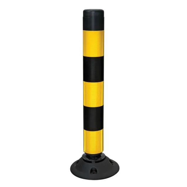 FlexPin Leitpfosten Ø100 mm x 750 mm gelb/schwarz