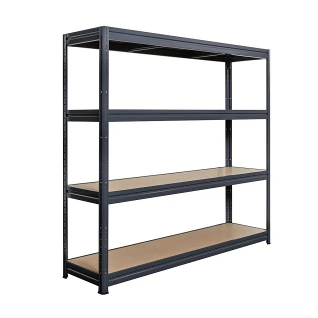 Weitspannregal Pro 4 Eb. 600kg schwarz 1770x1600x450 mm (HxBxT)