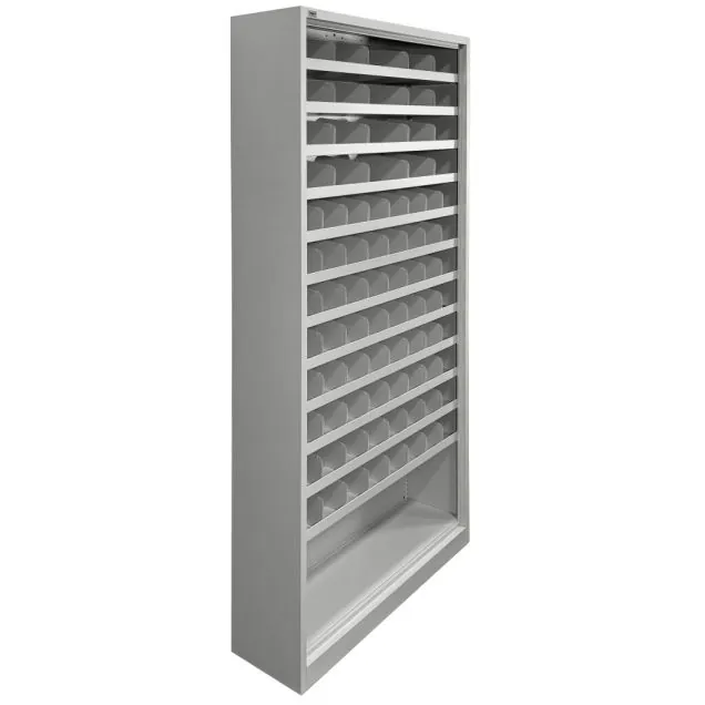 Fächerschrank 2010x1000x300 mm (hxbxt) grau