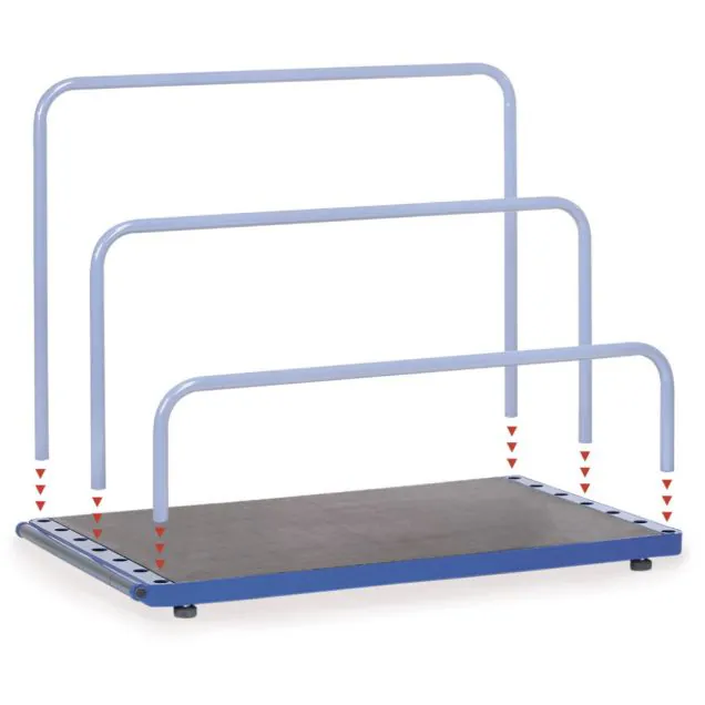 Plattenständer 1200 kg mit Ladefläche 1200x800 mm (LxB)