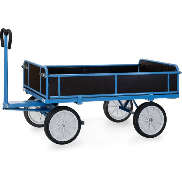Handwagen mit Holzwänden 1600x900x1190 mm (HxBxT) 1000 kg