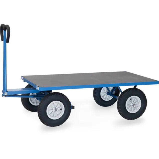 Handwagen mit Ladefläche 1600x900 mm 1000 kg mit Luftreifen