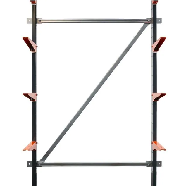 Diagonalverstrebung leichtes Kragarmregal BR25 hoh 1250 mm