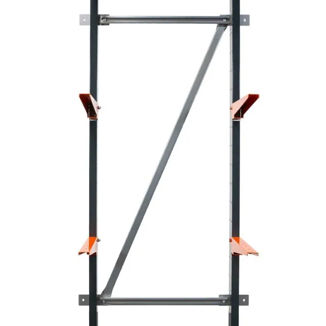 Diagonalstrebe für leichtes Kragarmregal BR25 hoh 1000 mm