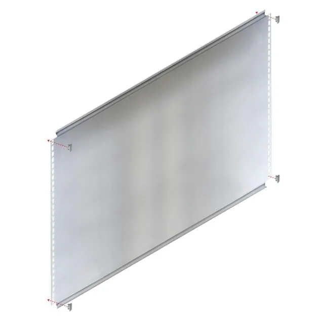 Rückwand Heavy Duty 1000x1000 verzinkt