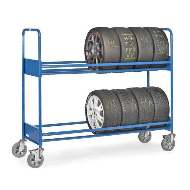 Reifenwagen 500 kg mit 2 Ladeflächen extra verstärkt