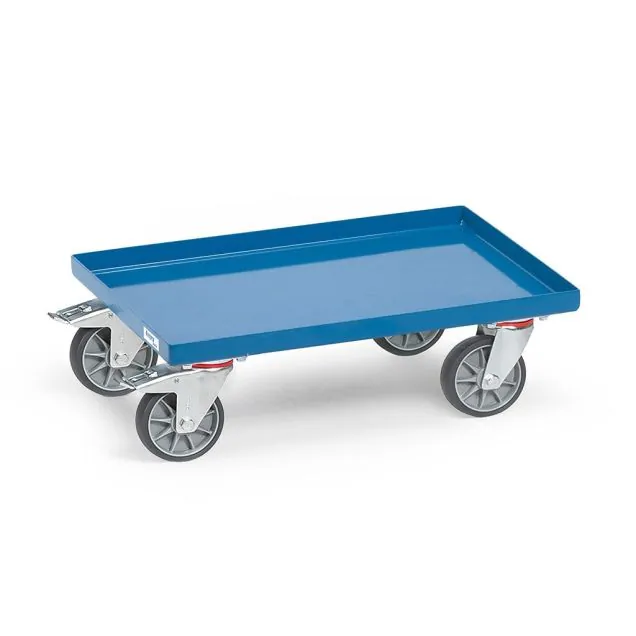 Euro-Lagerbehälter Rollplatte 250 kg 605x405 mit stählerner Bodenplatte