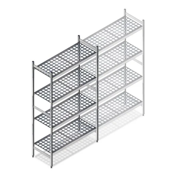 Hygienisches Regal 6611 1800x960x460 mm (HxBxT) 4 Ebenen Grundregal