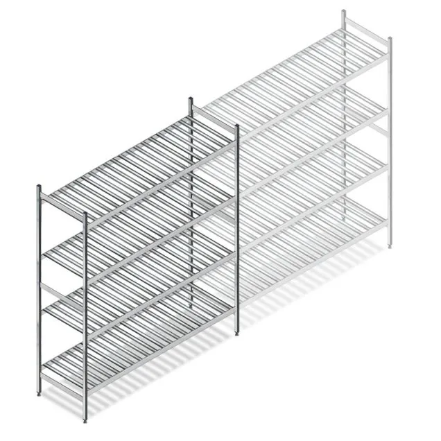 Hygienisches Regal 6811 1800x1200x560 mm (HxBxT) 4 Ebenen Grundregal