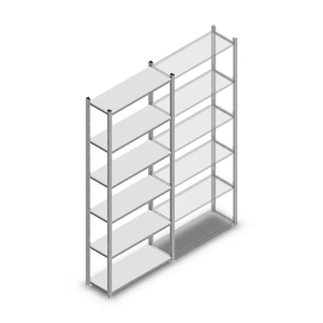 Fachbodenregal Medium Duty 2000x850x300mm (hxbxt) 6 Ebenen verzinkt Anfangsregal