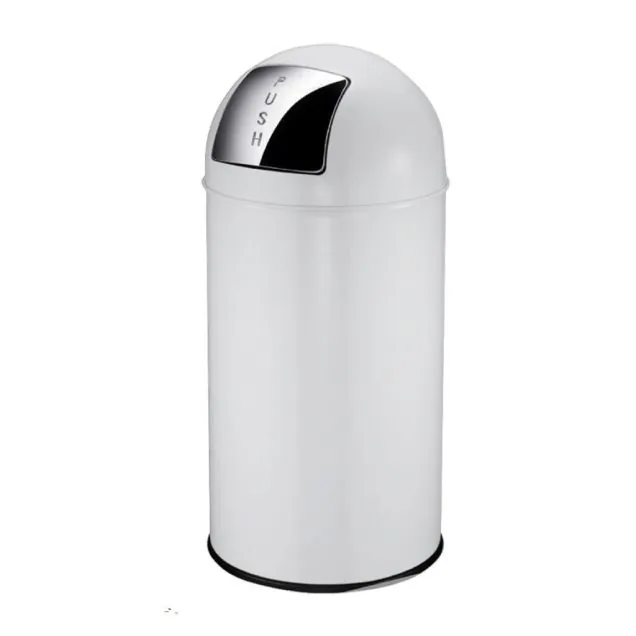Pushcan Abfallbehälter EKO 40 Liter weiß