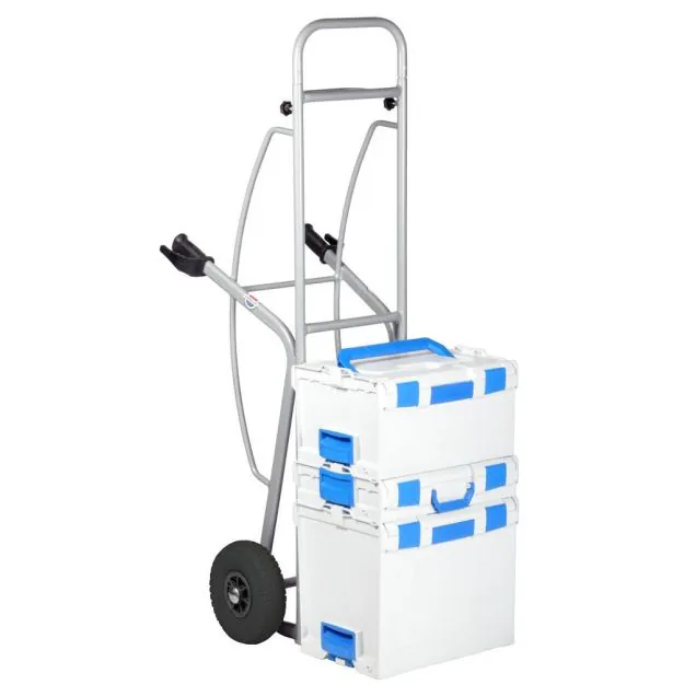 Stahl-Kisten-Sackkarre Matador M-MK350L 350 kg mit höhenverstellbarer Rückenlehne
