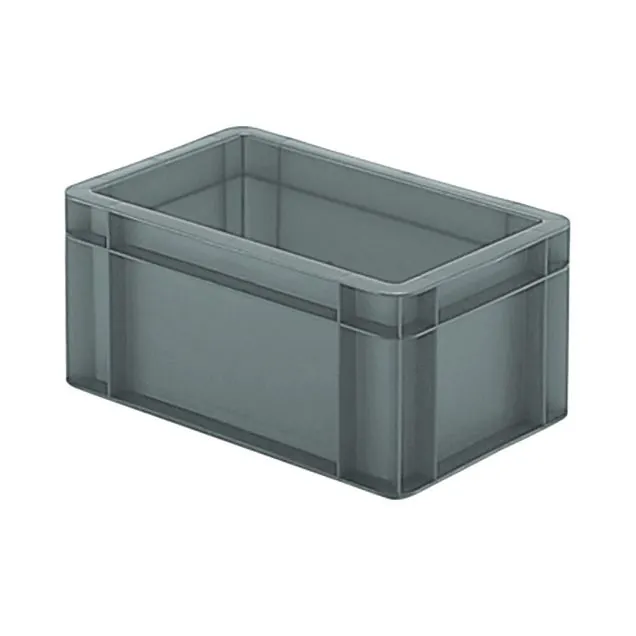 Stapelbare Transportkiste TK0 300x200x145 mm (lxbxh) grau